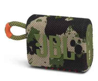 JBL PORTABLE BLUETOOTH SPEAKER GO 3, CAMOUFLAGE