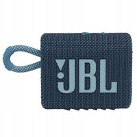 JBL SPEAKER  GO 3 - 5 HOURS BATTERY & WATERPROOF, BLUE