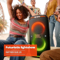 JBL PARTY BOX 120 BLUETOOTH SPEAKER, CARIBBEAN, BLACK