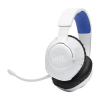 JBL QUANTUM 360P FOR PLAYSTATION, 2.4GHZ DIGITAL WIRELESS OR BLUETOOTH OVER-EAR, WHITE/BLUE