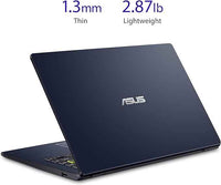 INTEL ASUS 14 FHD LAPTOP PENTIUM SILVER N5030 4GB RAM 128GB SSD WIN 11 HOME S M, FACTORY REFURBISHED