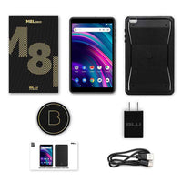 BLU M8L 2022 8.0 HD+ DISPLAY 8MP CAMERA 4G LTE, QUAD CORE, 3 GB, ANDROID 11, BLACK