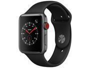APPLE WATCH SERIES 3 42MM GPSCELLULAR W/ SPORT BAND SPACE GRAY 