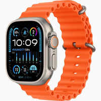 APPLE WATCH ULTRA 2 GPS + CELLULAR 49MM  CASE WITH ORANGE OCEAN BAND, TITANIUM