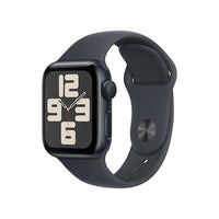 APPLE WATCH SE 2ND GEN GPS 40MM SMARTWATCH WITH MIDNIGHT ALUMINUM CASE WITH MIDNIGHT SPORT BAND S/M