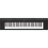 YAMAHA  PIAGGERO PB12 PORTABLE KEYBOARD 61 KEYS, BLACK