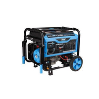 PULSAR 12000W DUAL FUEL PORTABLE GENERATOR WITH ELECTRIC START  CARB COMPLIANT, BLUE