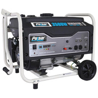 PULSAR 3500WATT GASOLINE POWERED GENERATOR  CARB COMPLIANT, BLACK