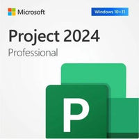 MICROSOFT PROJECT PROFESSIONAL 2024 FOR WINDOWS  1 PC, WHITE