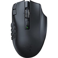 RAZER NAGA V2 HYPERSPEED ERGONOMIC WIRELESS MMO GAMING MOUSE WITH 19 PROGRAMMABLE BUTTONS,, BLACK