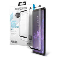 BODYGUARDZ-PURE ARC GLASS SCREEN PROTECTOR FOR SAMSUNG GALAXY S9, ULTRA-THIN TEMPERED GLASS SCRE,