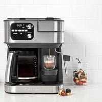 CUISINART COFFEEMAKER, COFFEE CENTER BARISTA BAR 4-IN-1 COFFEE MACHINE, SILVER