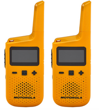 MOTOROLA TALKABOUT T380 RECHARGEABLE 25-MILE 2-WAY RADIO, YELLOW