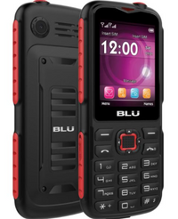 BLU TANK MINI II DUAL SIM, 12.4", 32MB +32MB, BLACK/RED FLASLIGHT