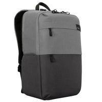 TARGUS 15.6" SAGANO ECOSMART TRAVEL BACKPACK, BLACK+SILVER