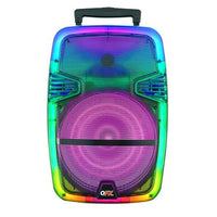 QFX TRANSLUCENT BLUETOOTH SPEAKER 15.000W, BLACK