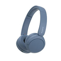 SONY WIRELESS BLUETOOTH HEADPHONES, UP TO 50 HOURS BATTERY LIFE, ON-EAR MODEL, BLUE