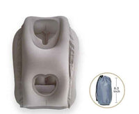 YVT INFLATABLE TRAVEL AIR PILLOW, BEIGE