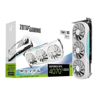 ZOTAC GAMING GEFORCE RTX 4070TI SUPER TRINITY OC WHITE EDITION 16GB, WHITE